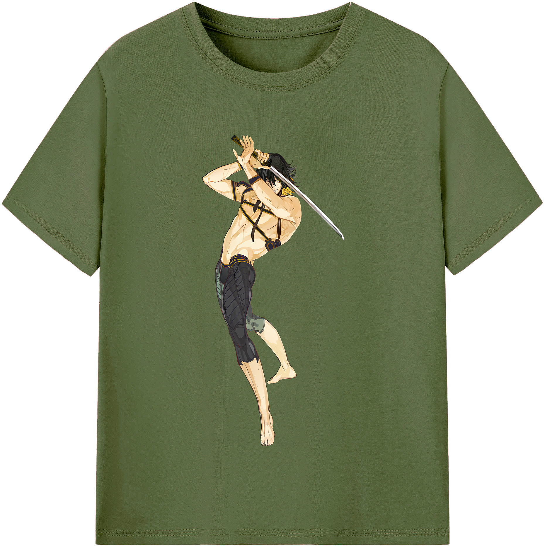 （画像用） 刀剣乱舞 Touken Ranbu 綿100％半袖Tシャツ（フロントプリント）